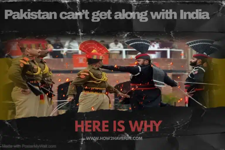 Pakistan can't get along with India