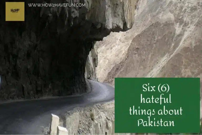 hateful things about Pakistan