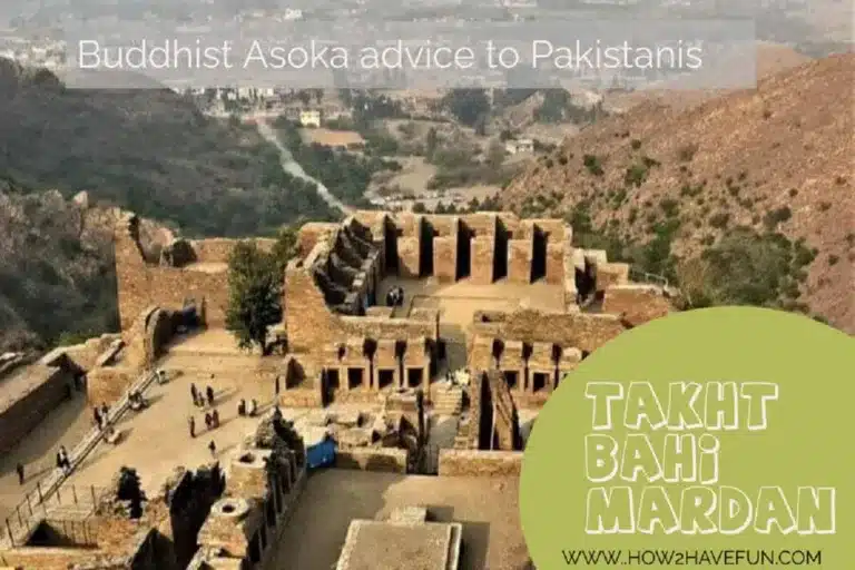 Buddhist Asoka advice to Pakistanis at Takht Bahi Mardan