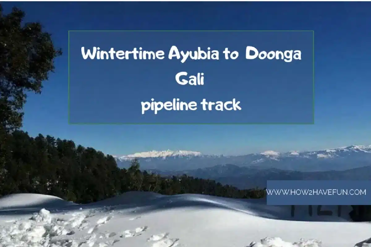 Doonga Gali pipeline track