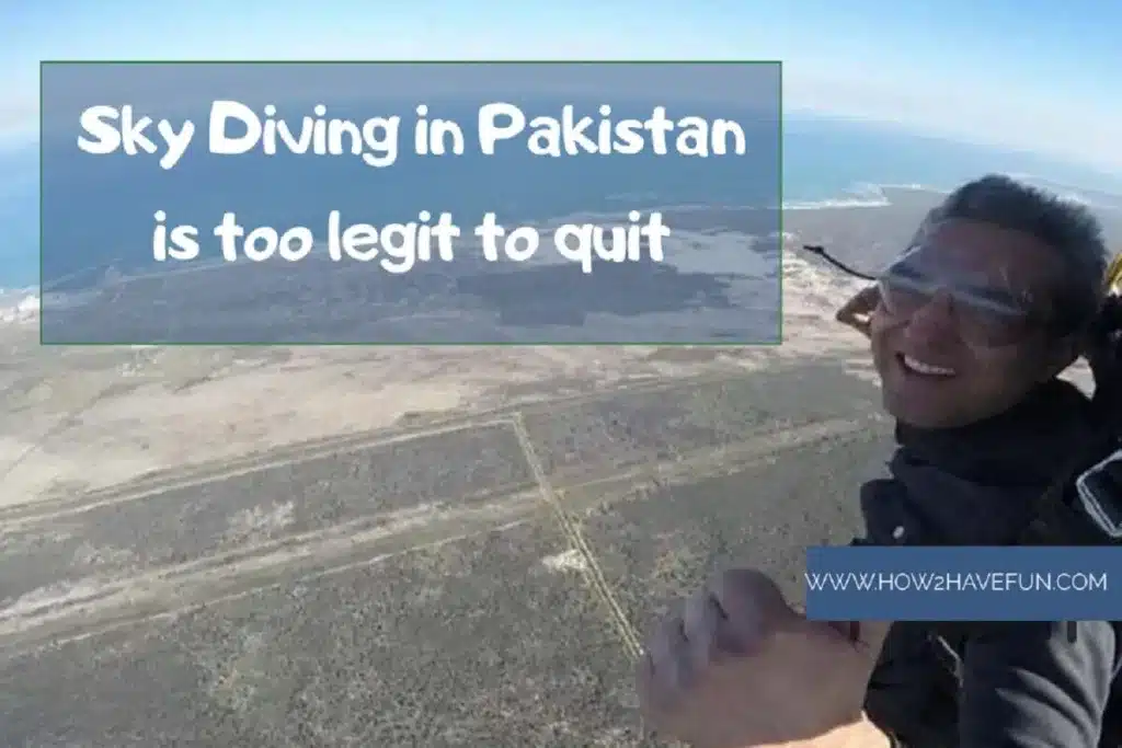 Sky diving Pakistan