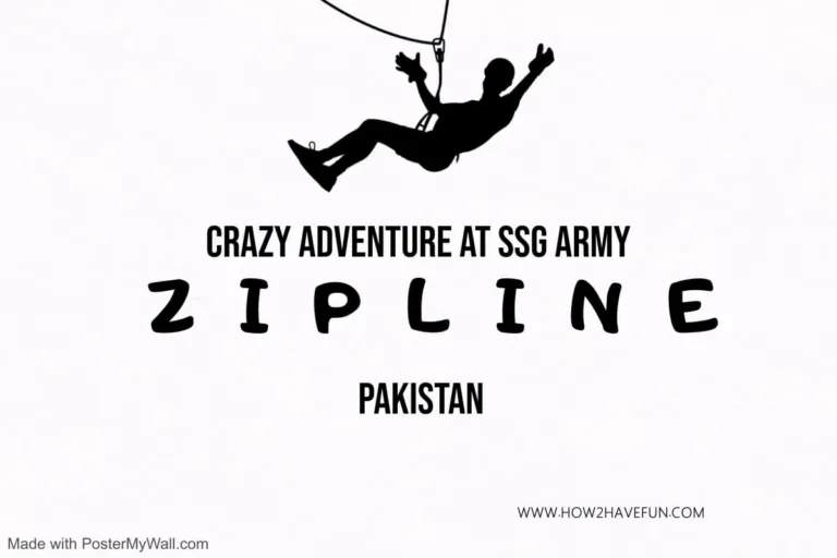 Crazy Adventure at SSG Army Zip line in Pakistan