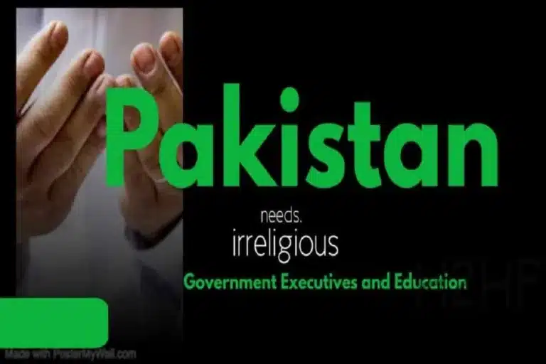 Pakistan irreligious