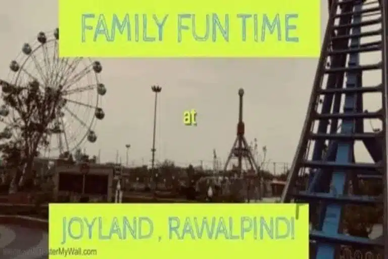 Joyland Rawalpindi Park is for Family Fun