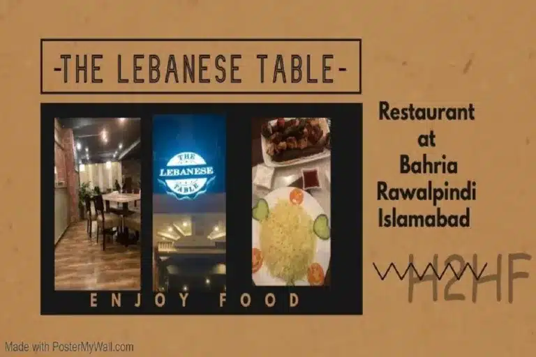 Lebanese restaurant Islamabad